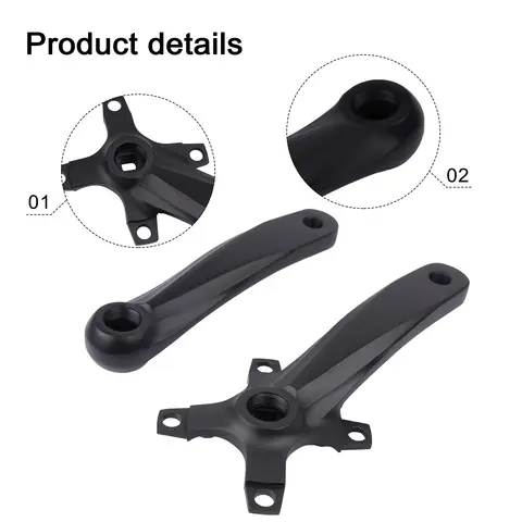 경량 알루미늄 합금 자전거 치아 플레이트 크랭크 다리 BCD104mm 길이 152mm 사이클링 경험을 향상시킵니다.