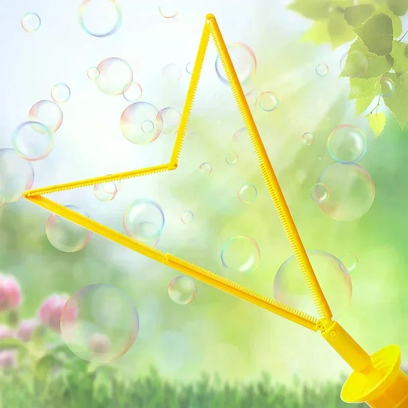 Multi-hole Western Sword Bubble Blower Large Size Handheld Rainbow Children's Toy Baby Safety No Toxic Soap Bubble Toy