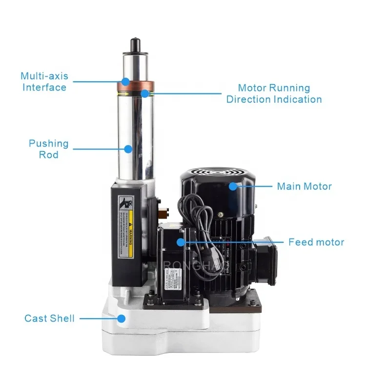 Heavy  Automatic 2.2KW Motor Drilling Machine with Gear and Bearing Components for Automotive Parts Manufacturing