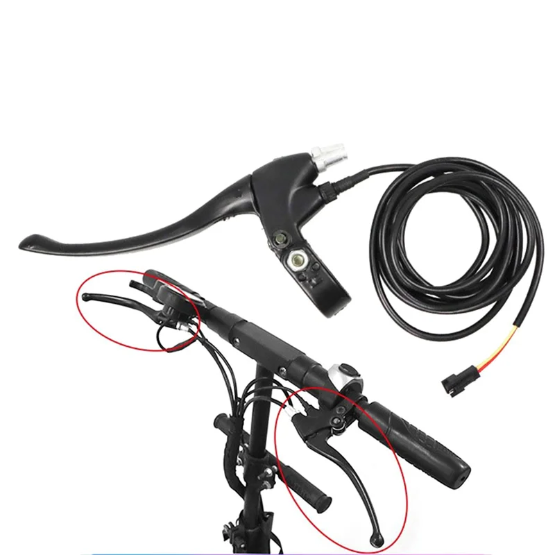 B72A 10 بوصة سكوتر كهربائي اليد الفرامل مستوى بار ل KUGOO M4 M4 برو سكوتر كهربائي اليمين واليسار الفرامل الملحقات