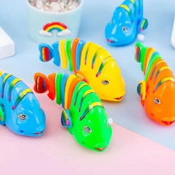 Cartoon Wind-Up Wiggle Fish Toys Running Clockwork Classic Toy Newborn Spring Toy Toys For Children Parent-Child Interactive Toy