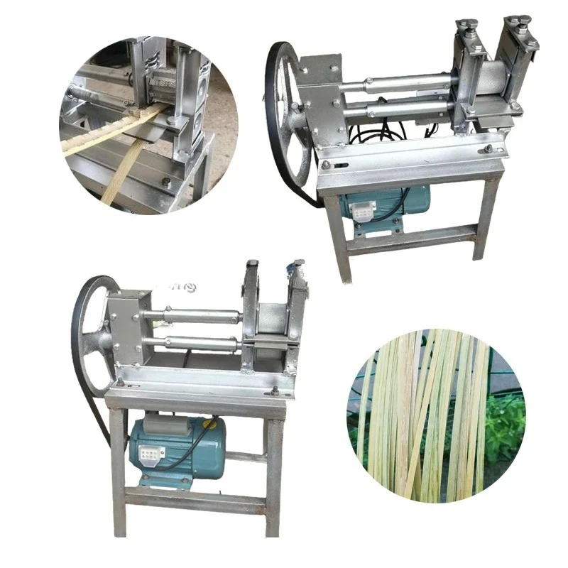 Machine de séparation d'ouverture de bambou, Machine à trancher le bambou manuelle, Machine de superposition de bandes de copeaux de bambou, offre spéciale