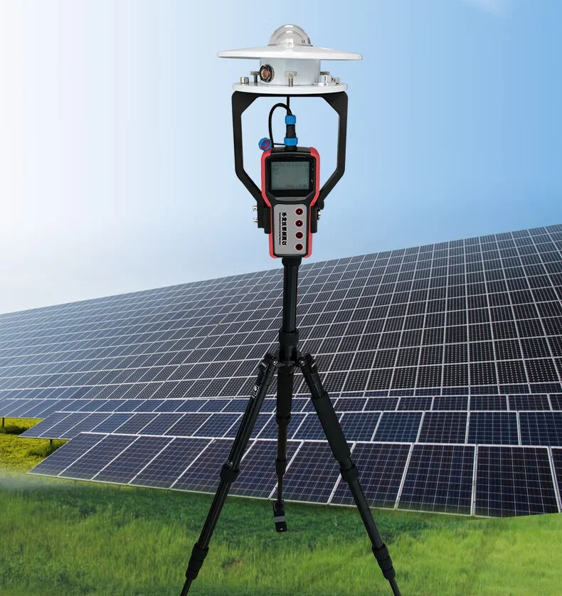 LCD Display Solar Radiation Sensor Pyranometer Data Logger with Sound Light Alarm Measuring Analysing Instruments  YGC-TBQ
