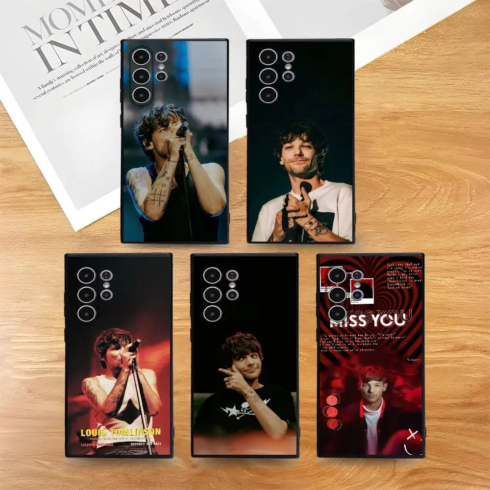 

Singer L-Louis Tomlinson Phone Case For Samsung S Series S21 S22 S23 S24 S25 FE Plus Ultra TPU Soft to Skin friendly