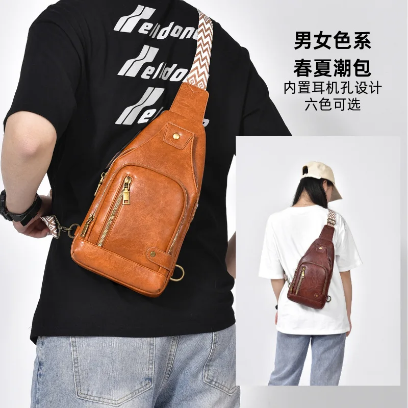 

Мужская нагрудная сумка с многофункциональным мобильным телефоном большой емкости, водонепроницаемый уличный небольшой женский рюкзак