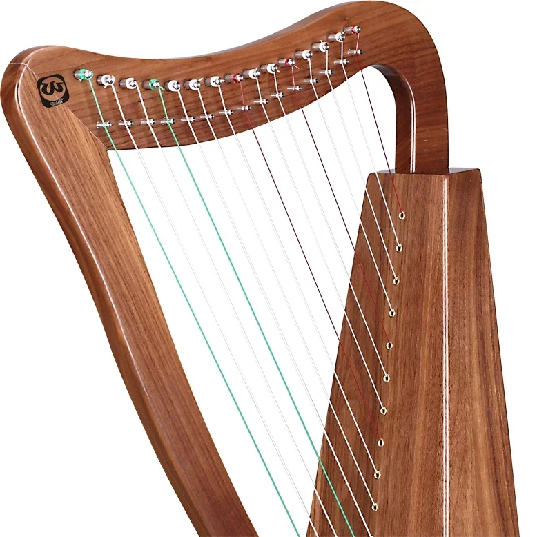 2020 Newest 15 Strings Walnut  Irish Lyre Harp