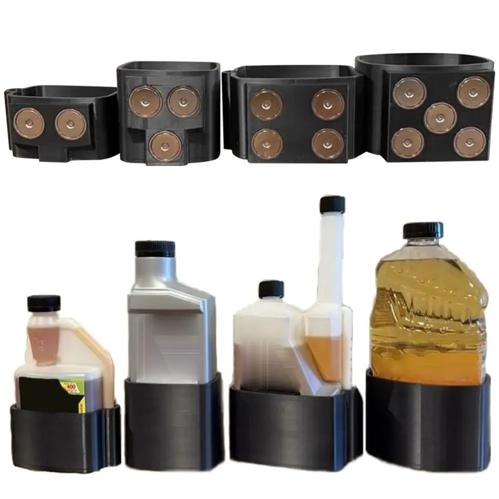 Stable Magnetic Additive Storage Box Mounting Easy To Access Car Storage Box Versatile Usage Leak-proof Diesel Additive Holders