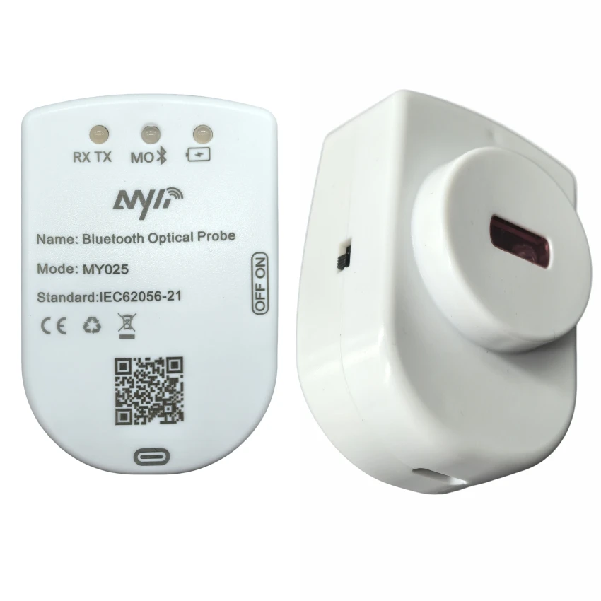 My025 DLMS IEC62056-21 BLE 4.0 بلوتوث لاسلكي IR جامع البيانات محول بصري مقاوم للغبار