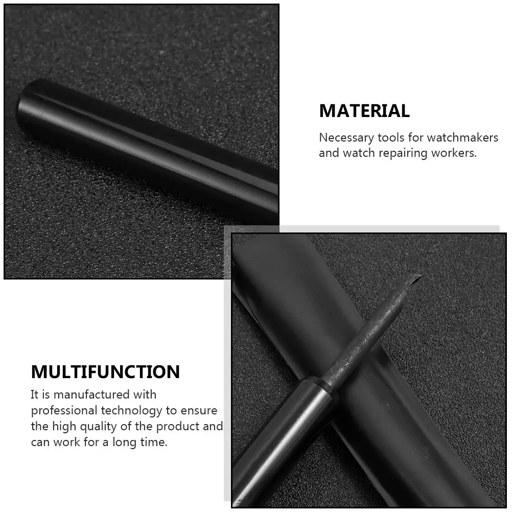 

4 Pcs Pry Bar Watch Remover Cover Tool Case Metal Opening Watchmaker Black Type Opener