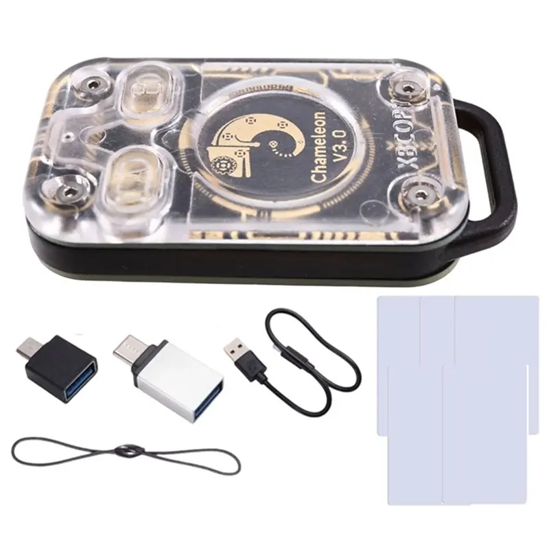 Duplicator Upgrade Chameleon V3.0 RFID Smart Chip Emulator Reader+ 5XUID Card 125Khz 13.56Mhz ID IC Card Copyer