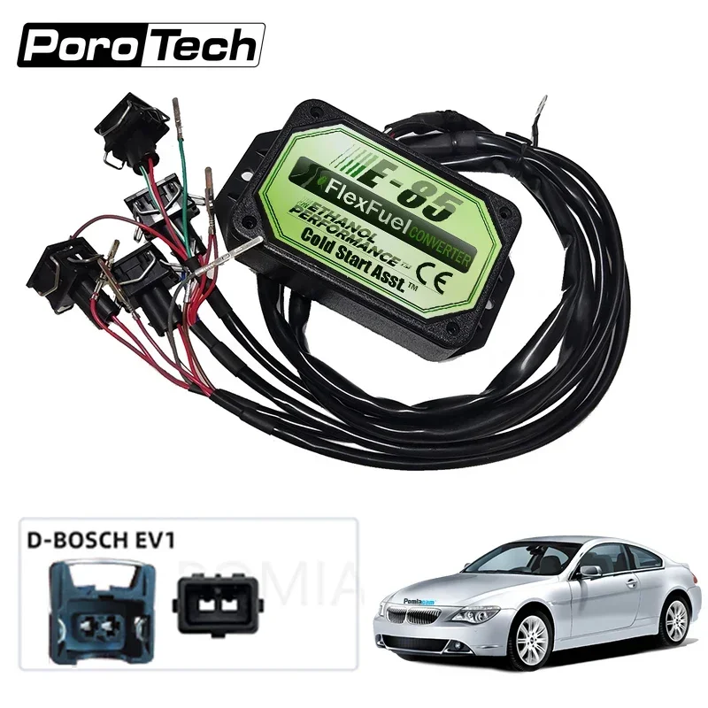 free shipping E85 conversion kit 4cyl  with Cold Start Asst. biofuel e85, ethanol car, bioethanol converter