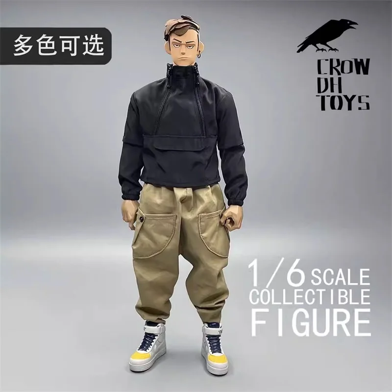 CROW DH TOYS 1/6 Male Soldier Trendy Top Coat High Quality Model Accessories Fit 12'' Action Figures Body In Stock