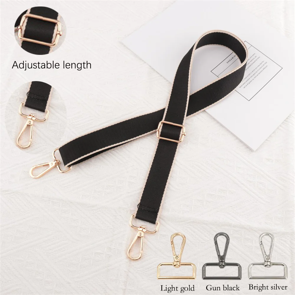 Diy Single Shoulder Crossbody Strap Adjustable Strap 32mm Bag Strap Striped All-In-One Bag Strap Fashion Goes With Everything