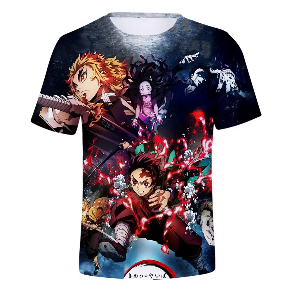 

2025 Hot Selling Series Short Sleeve Anime Top Outdoor Sports T-Shirt Anime Boy Girl Summer T-Shirt Comfortable Short Sleeve