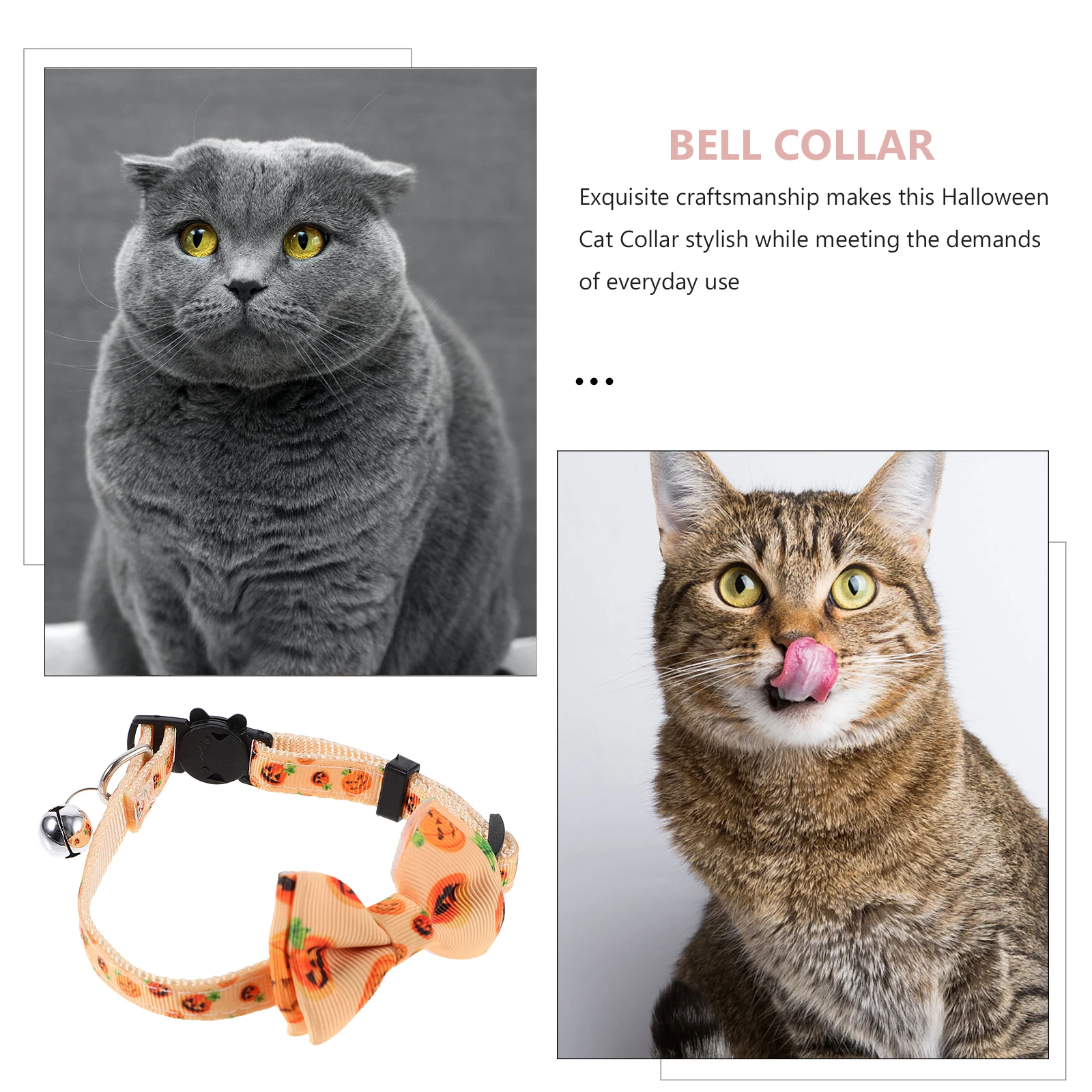 

Pet Collar Accessories Kitten Collars Holiday Dog Halloween for Pets Cats and Dogs Polyester