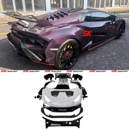 Body kits Hood Front Rear Bumper Spoiler For Lamborghini Huracan LP580 LP610 EVO