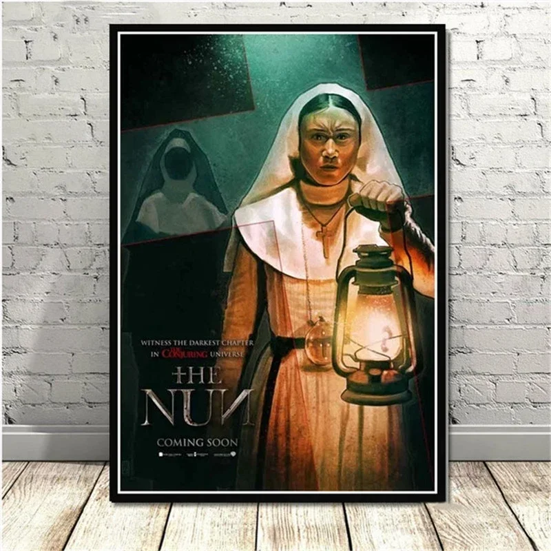 The Nun Conjuring Classic Horror Posters and Print Canvas Painting Wall Pictures for Living Room Movie Decorative Home Decor Art