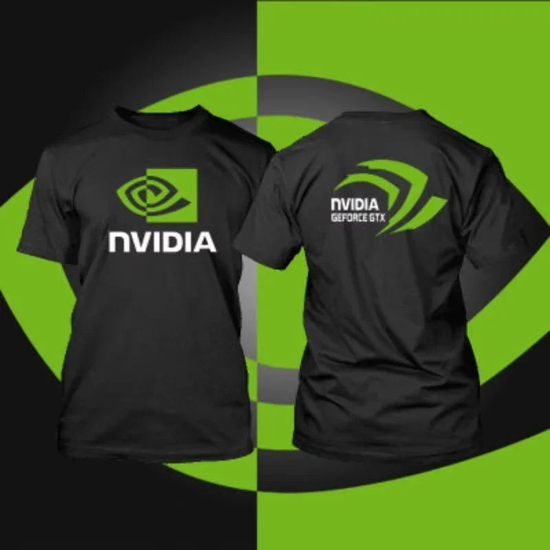

Geek Cotton NVIDIA NVIDIA Clothing T-Shirt Men's Summer International Intel Gaming Team Shirt Short Sleeve T-Shirt