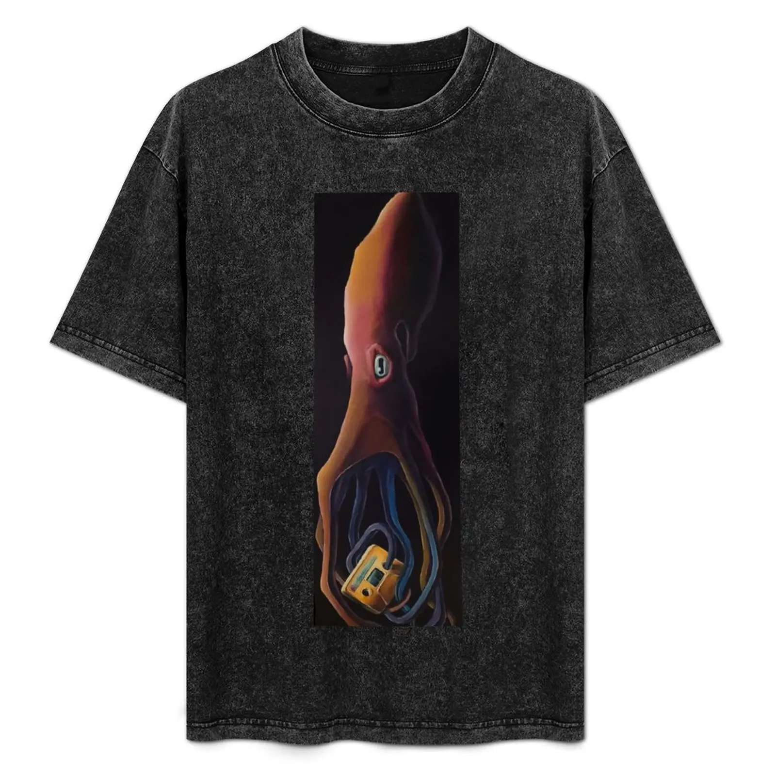 

Media Octopus (Black Ink Edition) T-Shirt Street Art Print Tee Shirt