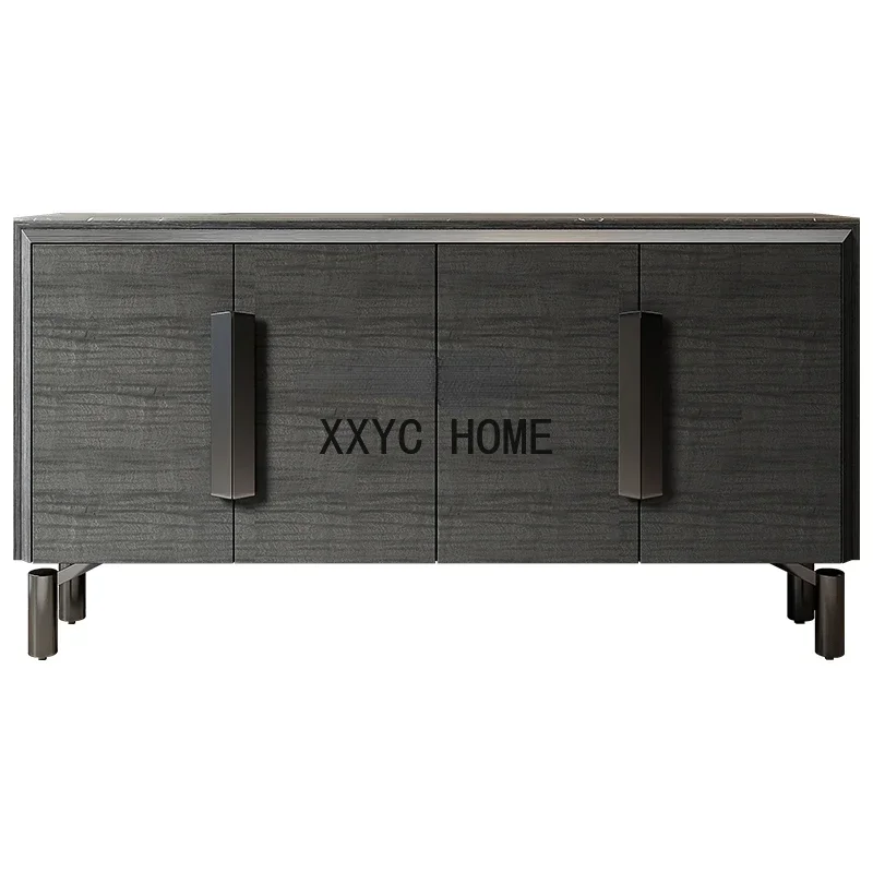 

Sideboard Cabinet Italian Simple Home Entrance Cabinet Living Room Partition Locker Solid Wood Shoe Cabinet