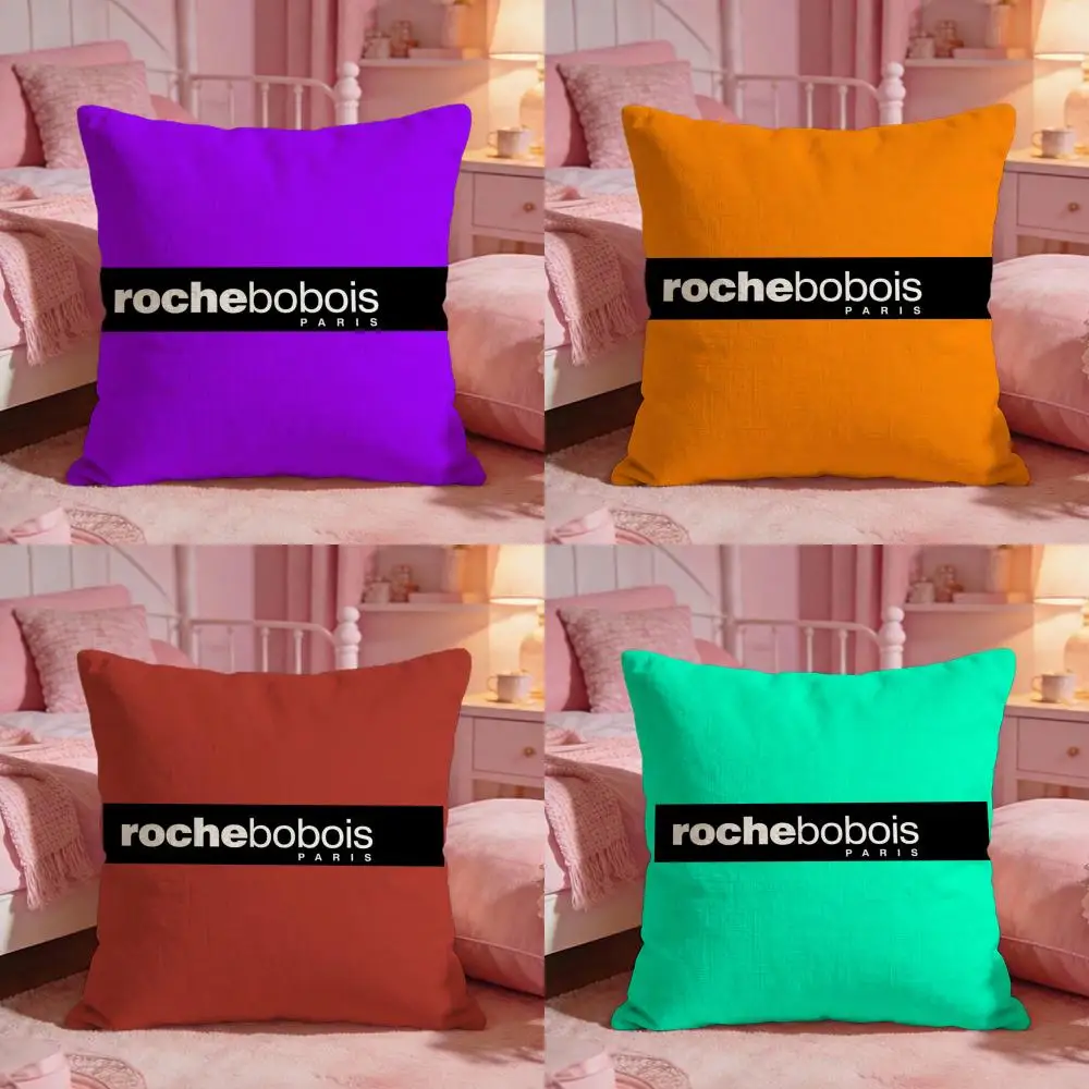 Housse de coussin Fashion R-Roche B-Bobois, confort premium, réversible, design deux-en-un pour toutes les pièces et l'intérieur de la voiture