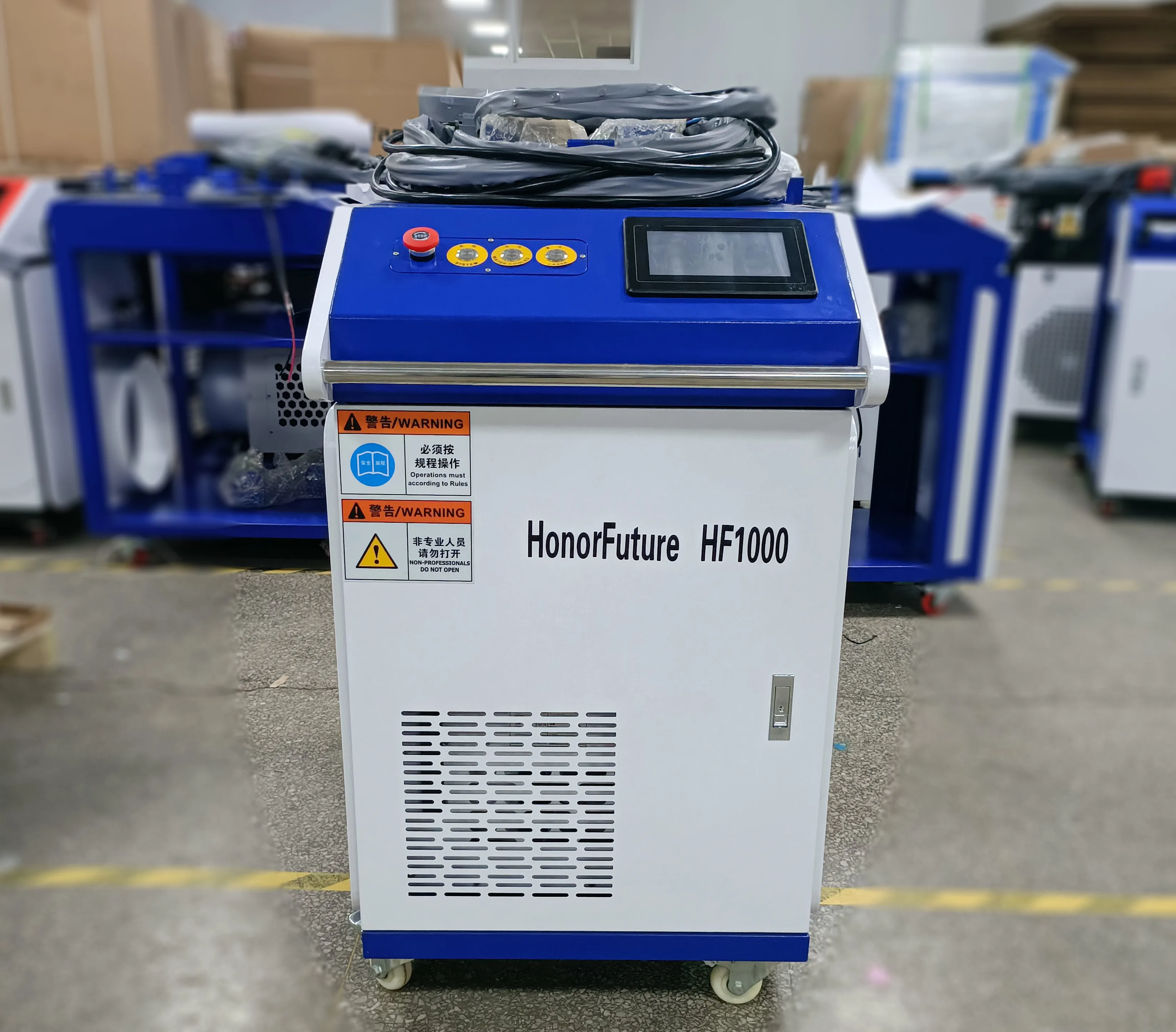 

Honorfuture Laser Cleaning Metal 1000W Laser Cleaning Laser Clean Rust Removable AKQ-1000