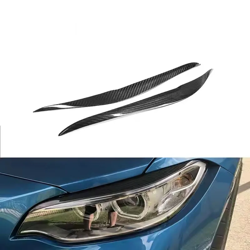 

Carbon fiber headlight eyelids for BMW F87 M2 F22 F23 220i 228i M235i M Sport Coupe 2-Door 2014-2018