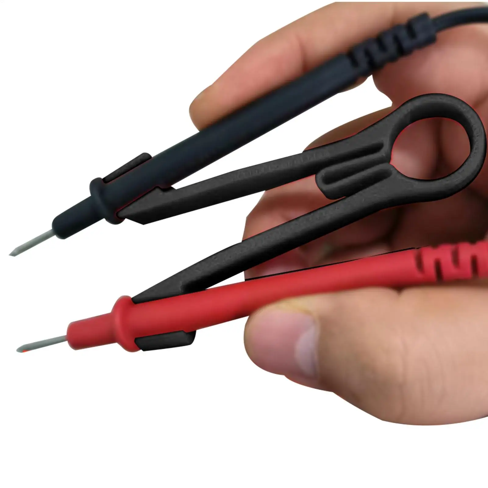 Ergonomic Meter Probes Clip Multimeter Probe Test Holder Clamping Tool Electrical Testing Power Supplies One Hand Repairing Tool