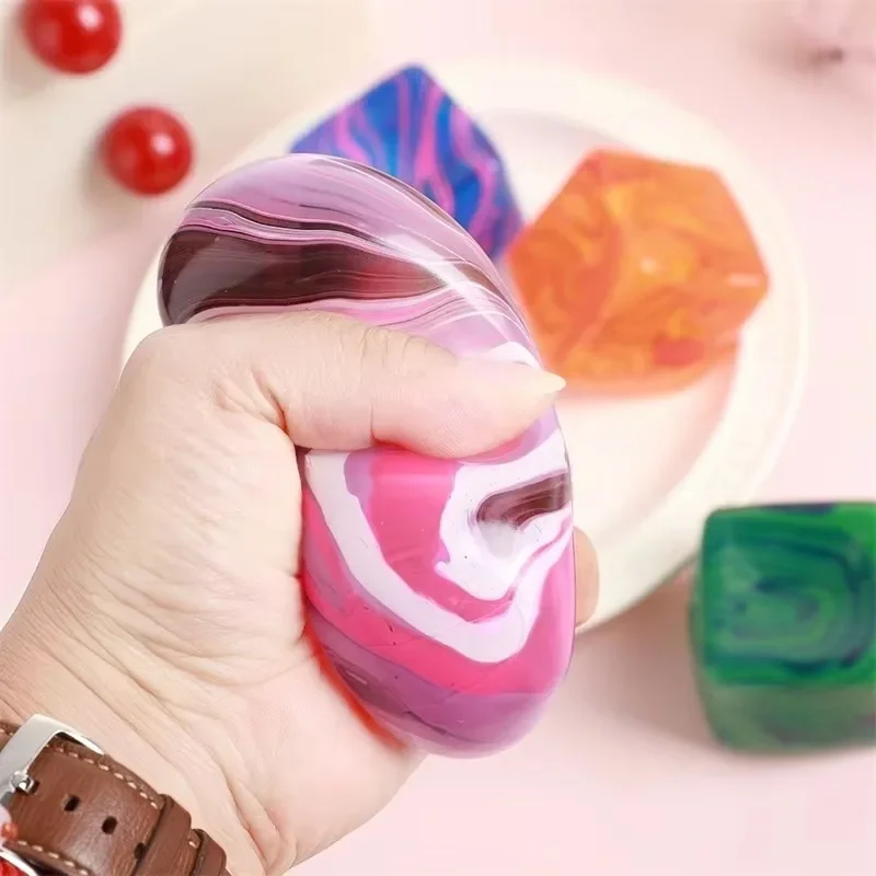 NEEDOH Soft and Glutinous Sensory Stress-relief Toy Cube Filled with Gel Stretchable Ball Soft Ice blind box Slow Rebound
