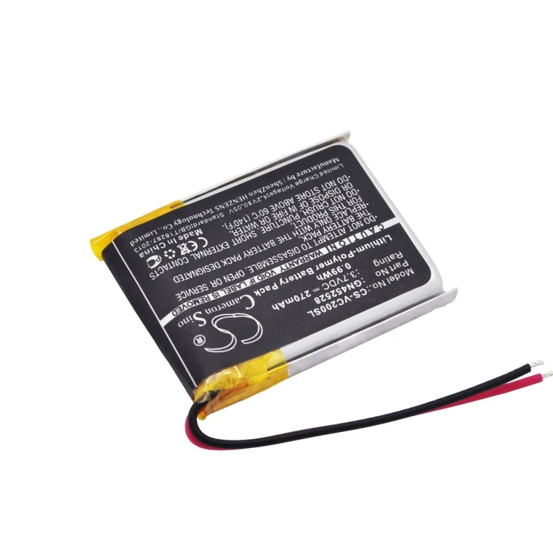 270mAh Battery GN452528 for Voice Caddie VC200, VC200 Voice