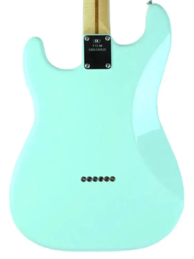 New!!!!!!! Surf Green Color Tome Delong ST Electric Guitar, Solid Mahogany Body ,Rosewood Fretboard,H Pickups