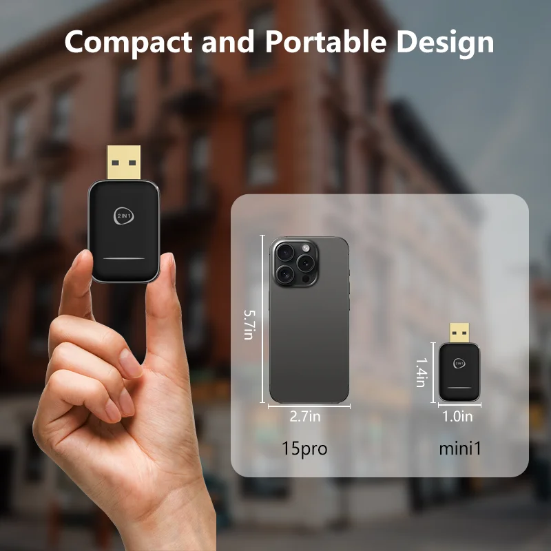 Mini Wireless Carplay Adapter Autos Netflix Access für Android Autos Autoelektronik Autozubehör