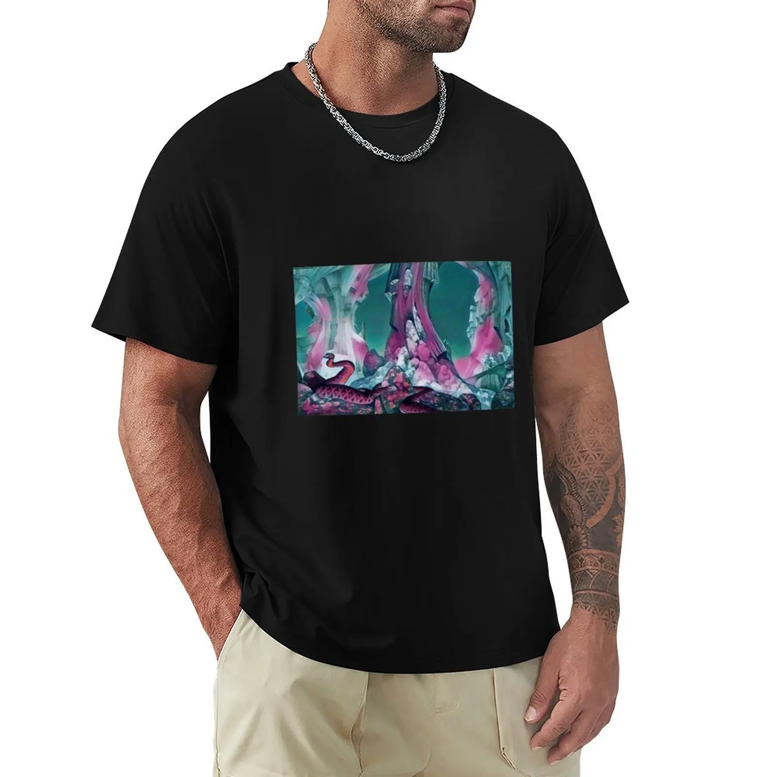 

yes relayer T-Shirt oversized graphic tee rapper graphic tees plus size clothes croswit shirt man mens t shirts top quality
