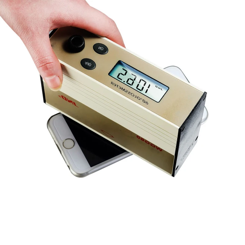 WGG60-Y4 Brand New Gloss Meter Digital For Marble Paints Ceramic Tile Measuring Range 0~199.9GU Zero-point Deviation 0.2GU