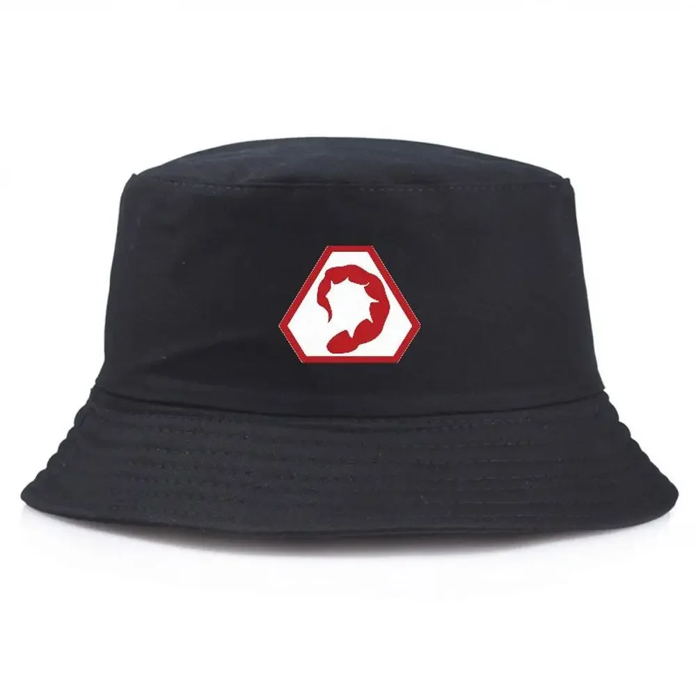 

Black Bucket Hat with Red Lobster Pattern Summer Fisherman Fishing Hat Outdoor Cotton Caps for Men Women Daily Use