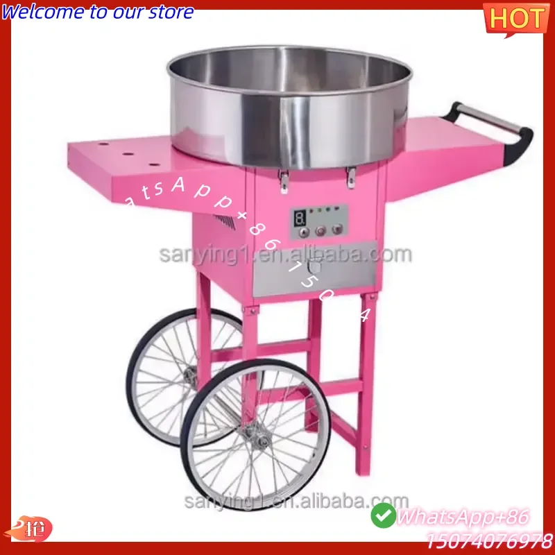 2026 SANYING Commercial Automatic Floss Flower Vending Machine Automatic Cotton Candy Making Machine