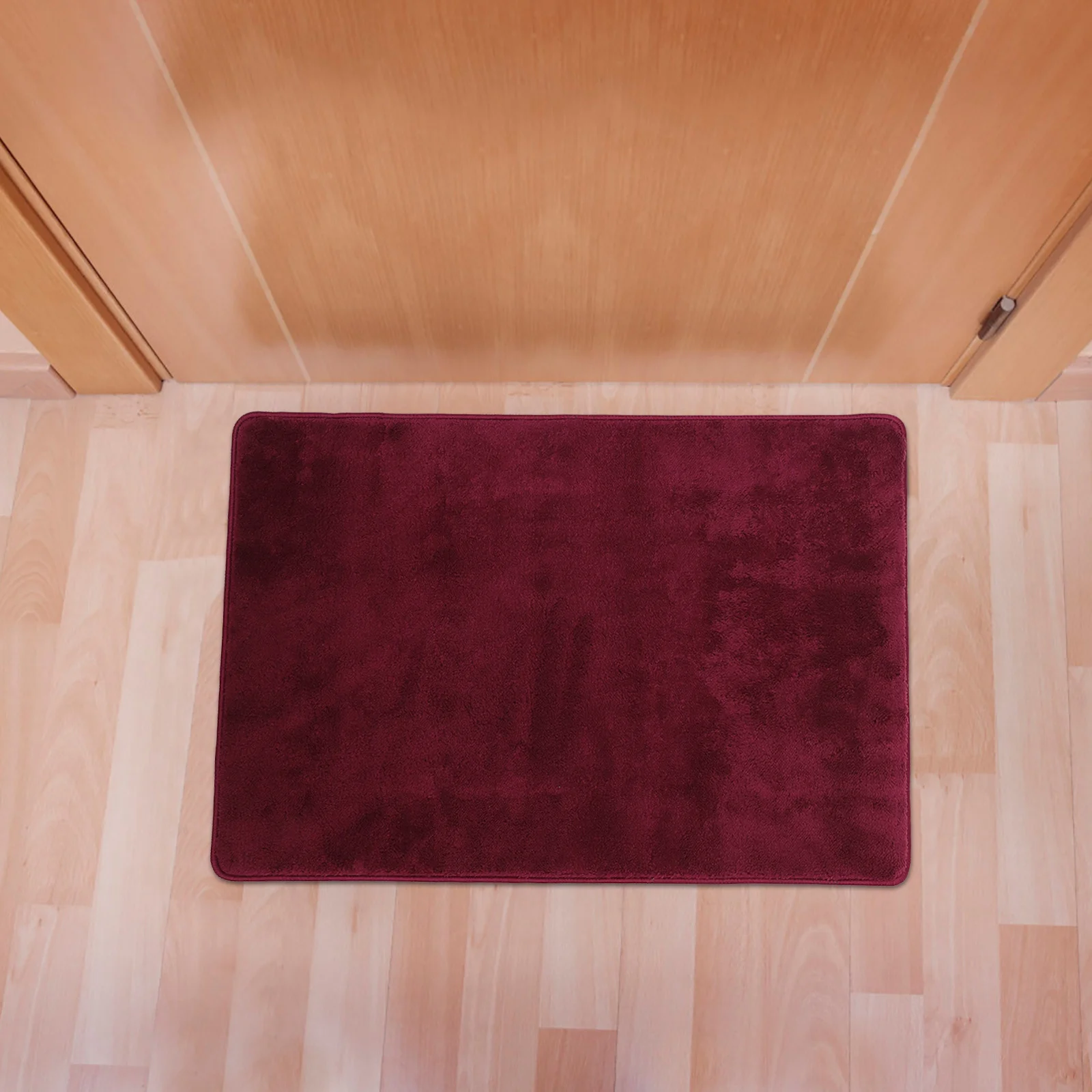 

1Pcs Non-Slip Bath Mat Soft Comfortable Floor Mat for Indoor Use Waterproof Doormat for Home Entryway Red Doormat