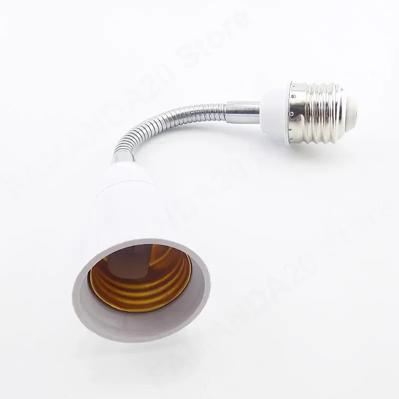 

18cm E27 to E27 Light Bulb Base Converters Lamp Extender Hose Adapter LED Socket E27 Flexible Extension Light Holder M20