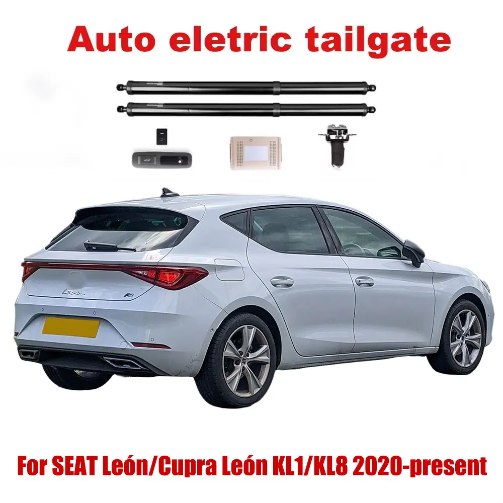 

Для SEAT León/Cupra León KL1/KL8 2020-наст. время: Модуль автоматического электрического замка багажника с функцией подъема и системой закрытия, электрический привод багажника