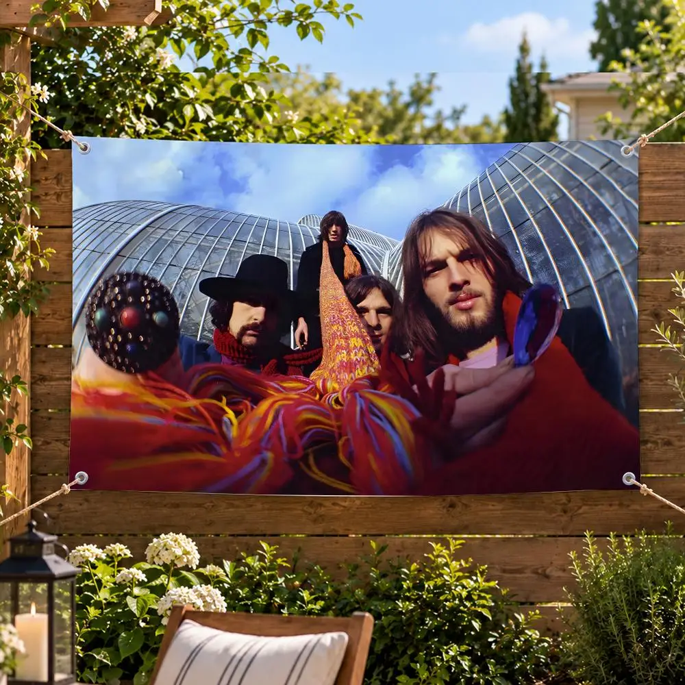 Music Rock Legend Pink Floyd Flags Decorative Flag Banner Indoor Outdoor Garden Yard Patio Party Camping Wall Decor Gift