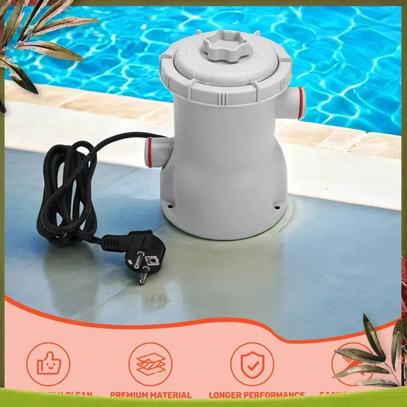

Reliable-Pool Filter Pump, 330 GPH Paddling Electric Pool Filters Small Pool Filter Pump