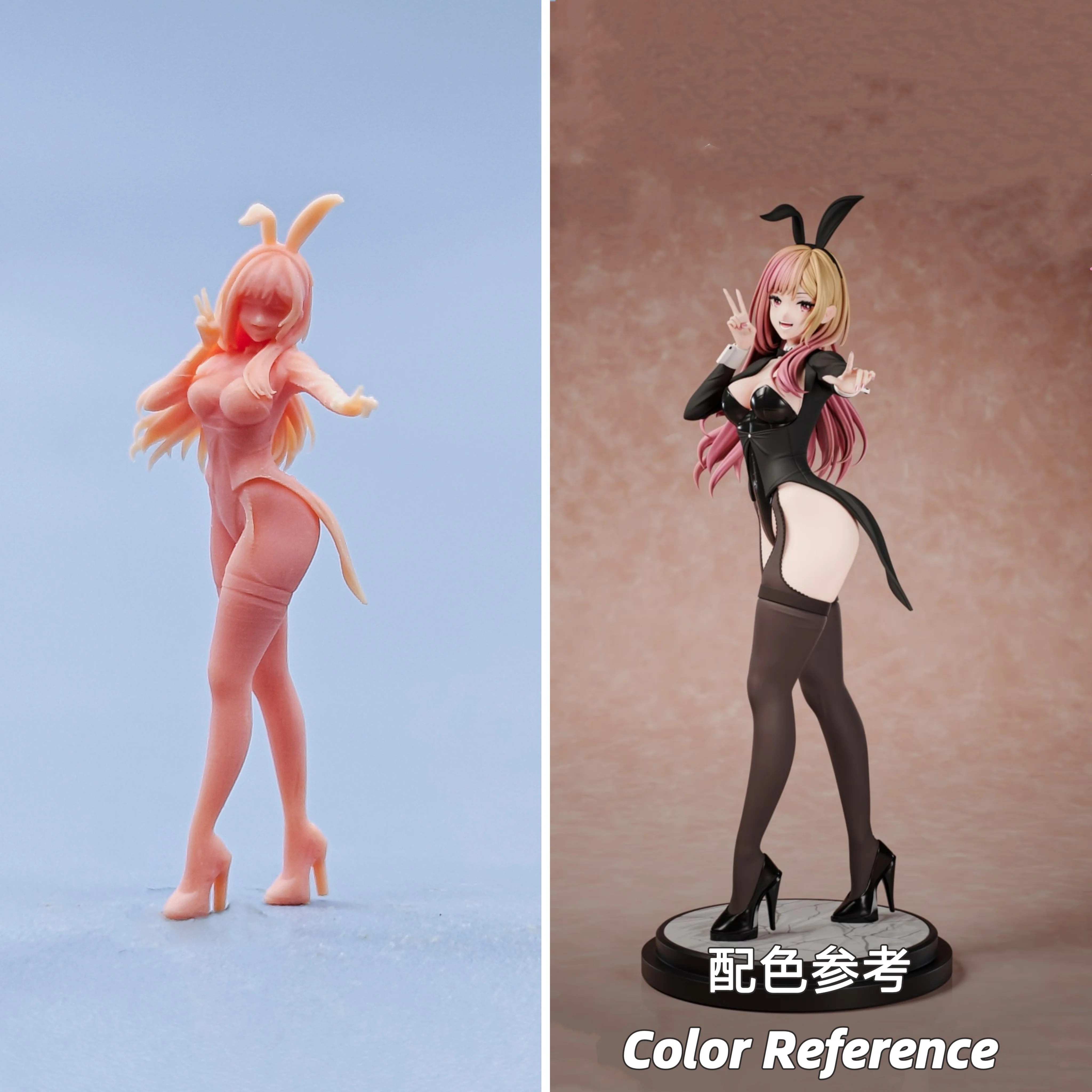 

1/64 1/43 Figurines Scale Model Resin Kitagawa Marin Uncolored Miniatures Diorama Hand-painted D718