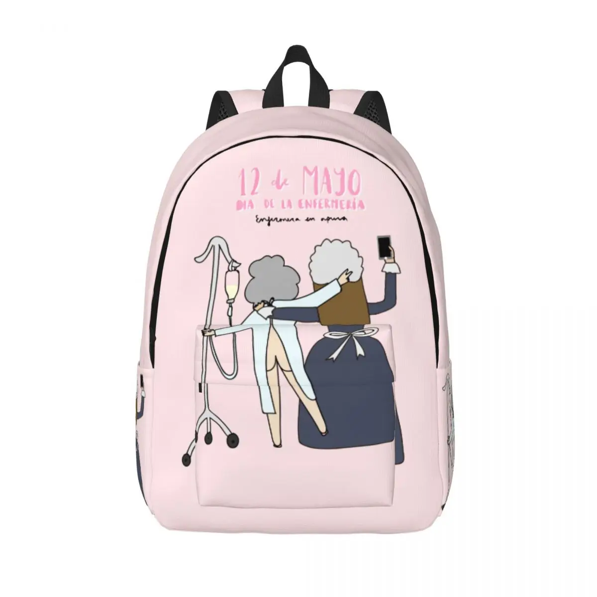 

Women Student School Bookbag Enfermera En Apuros Doctor Nurse Medical Medicine Health Daypack Middle High College Gift