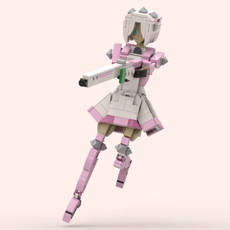 734개 MOC 엘펠트 길티 기어 아이디어 및 CUUSOO 모델 블록 조립 크리스마스 선물 DIY 창의적 장난감 교육용 어린이용