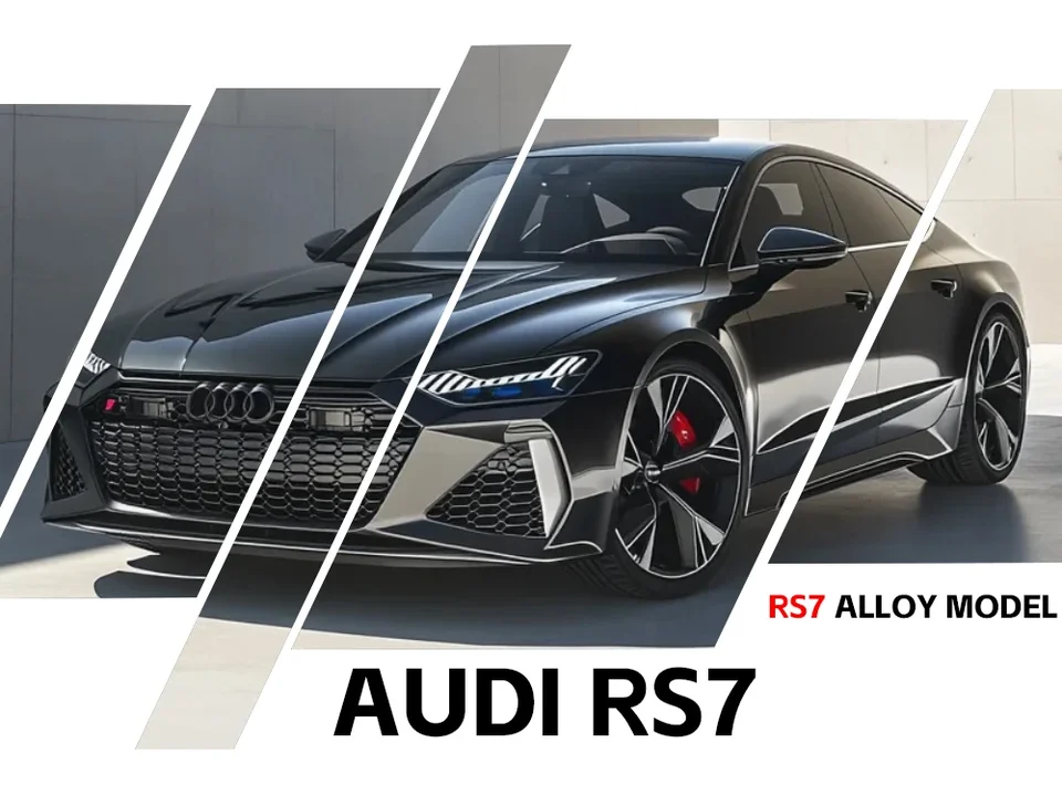 1:18 Audi RS7 Sportback Model Toy Cars Alloy Diecast 6 Doors