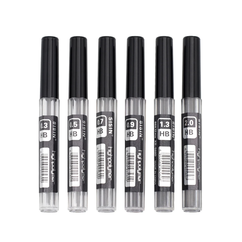 1 Box Mechanische Bleistiftminen 0,3/0,5/0,7/0,9/1,3/2,0 mm HB Nachfüllminen für Kunstzeichnungen und automatische Bleistifte – Zubehör – Detail 4