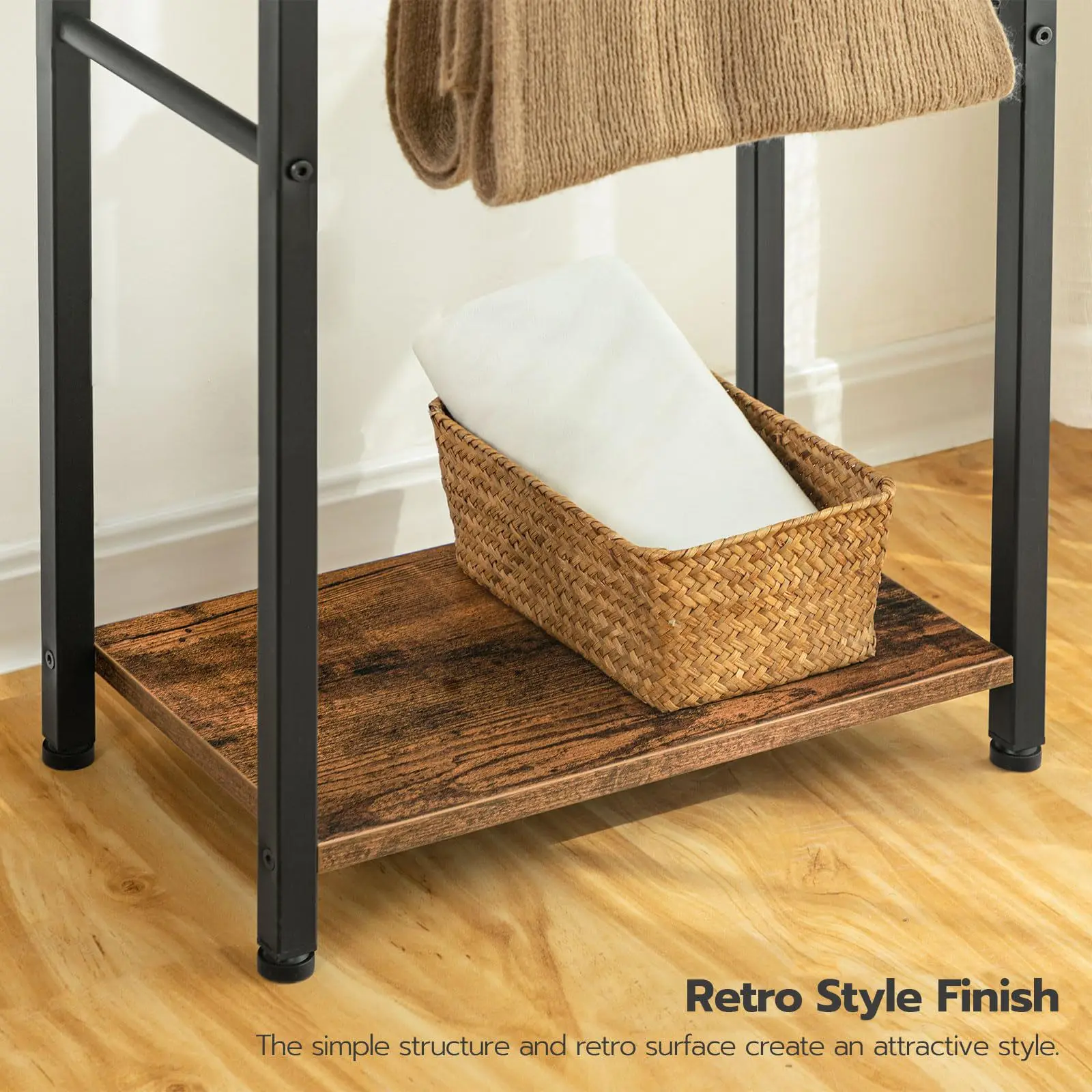Towel rack Indoor floor type Clothing finishing Bathroom bathrobe Bath towel storage rack Floor rack