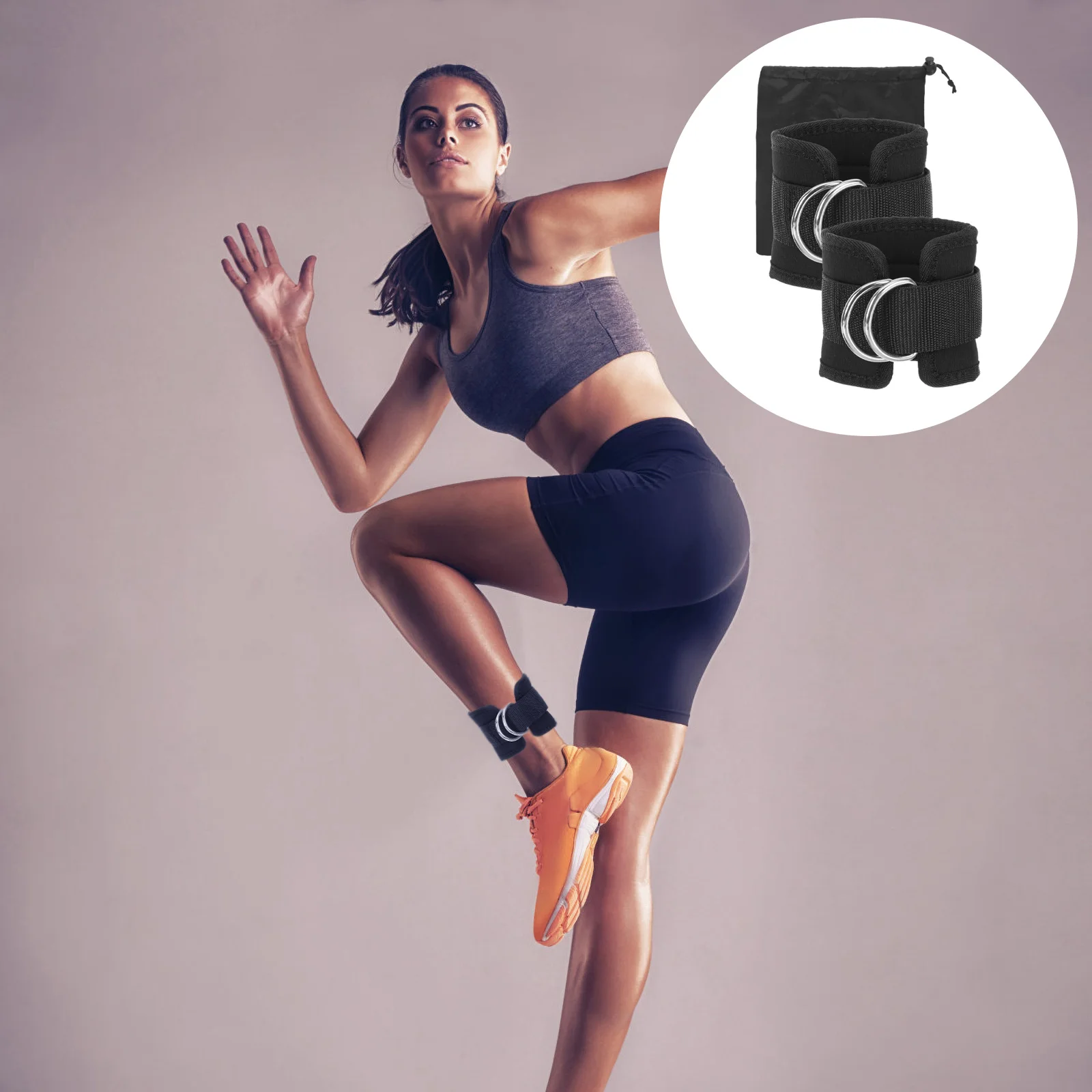 2 Pcs Weights for Training Ankle Strap Gym Leg Exercise Equipment Shin Guards Weighting Materials Legs Support Luxurious