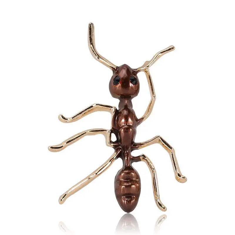 Neue Emaille-Ant-Brosche, Insekten-Anstecknadeln, elegantes, vielseitiges Accessoire für Männer und Frauen, Unisex, trendiger Modeschmuck, Geschenke – Detail 1