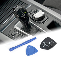 Car Shift Knob Panel Gear Button Cover Emblem M Performance Sticker For BMW X1 X3 X5 X6 M3 M5 F01 F10 F30 F35 F15 F16 F18 Cover